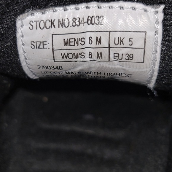 Thorogood Black Leather Chukka Boots Mens 6 Womens 8 Uniform Shoes 834-6032 main image 5